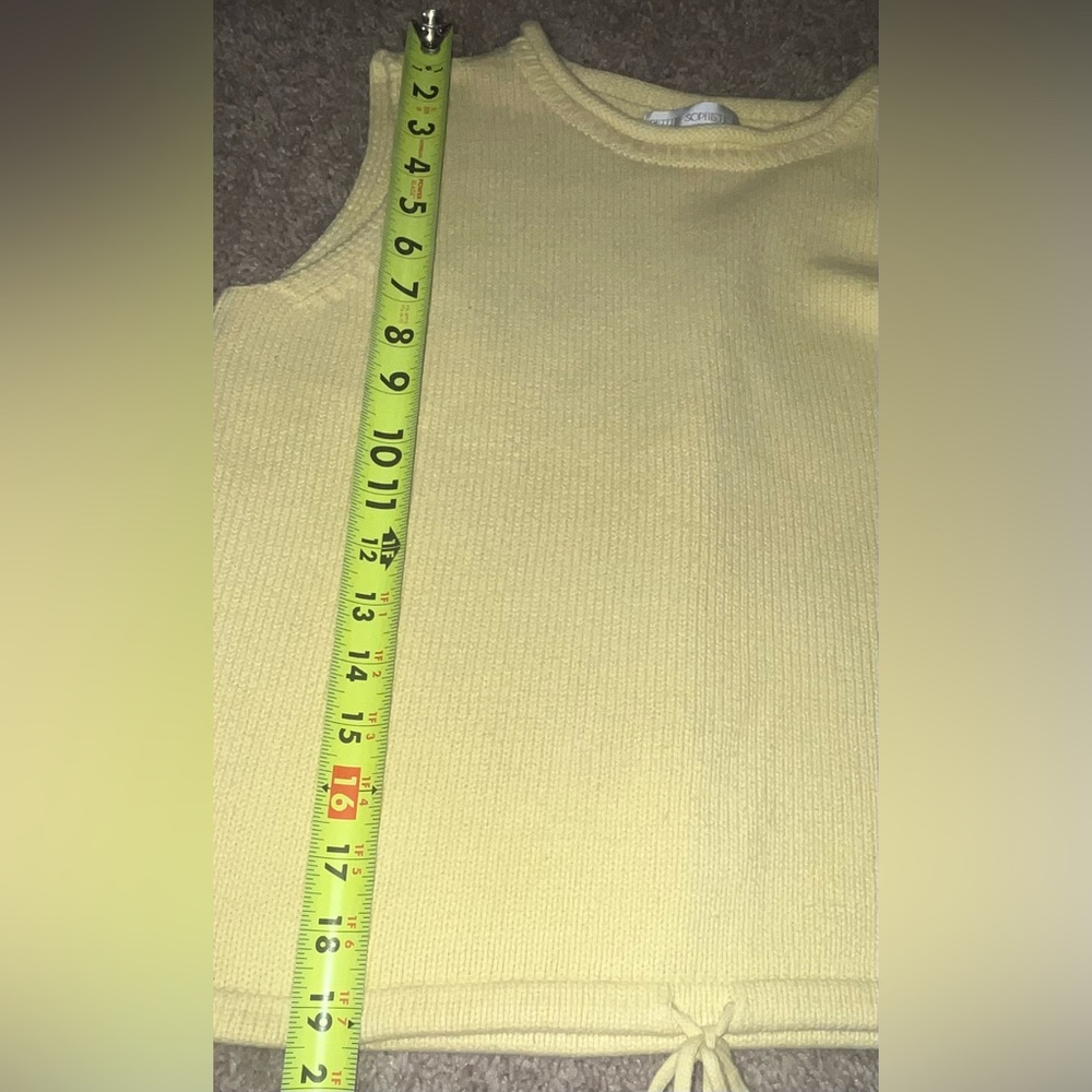 PETITE SOPHISTICATE drawstring hem sleeveless swe… - image 6